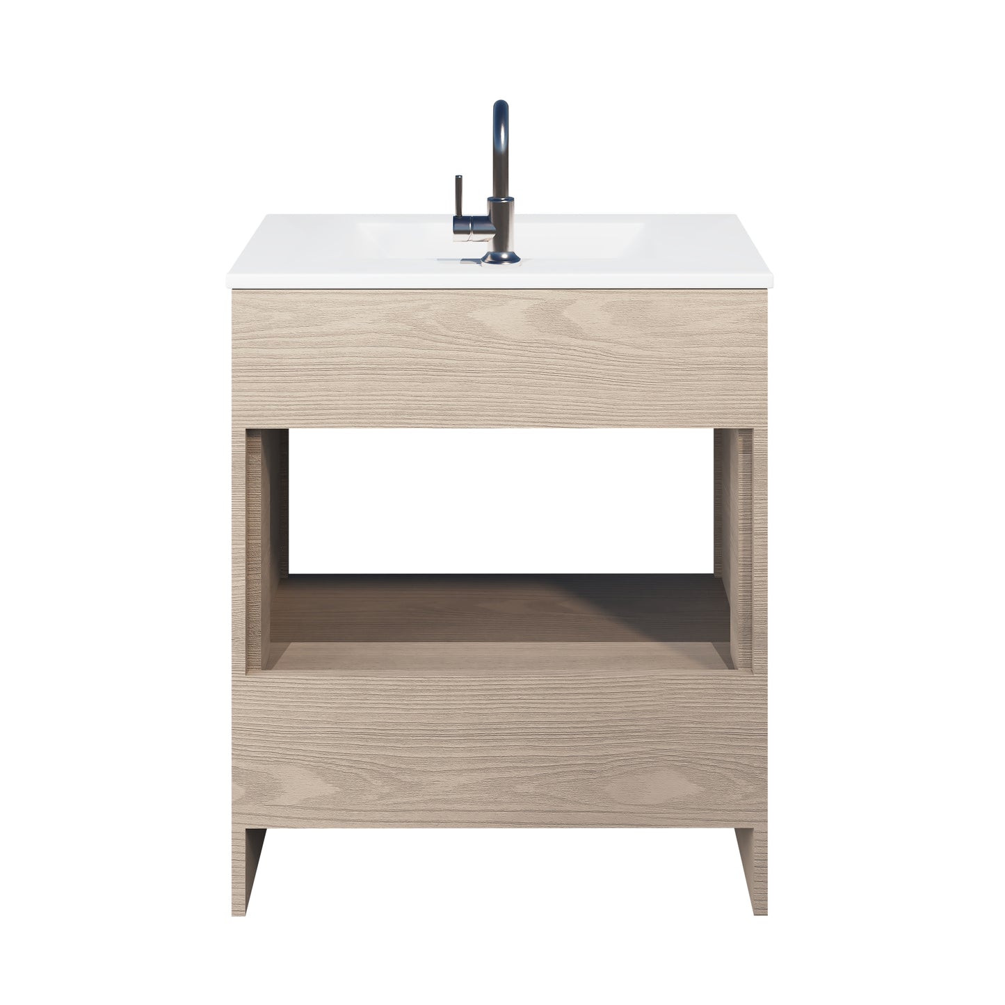 Pacific 30" Bathroom Vanity with Ceramic integrated counter top