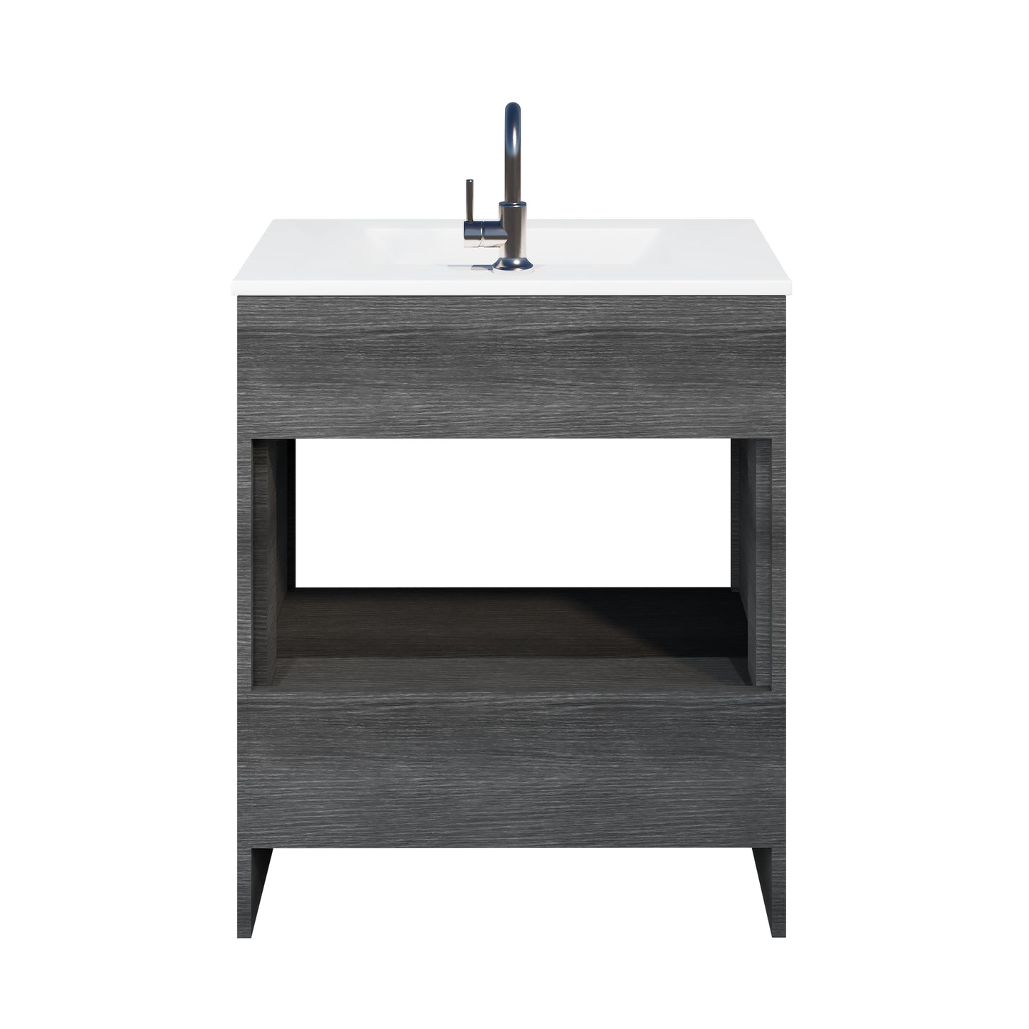 Pacific 32" Bathroom Vanity with Ceramic integrated counter top