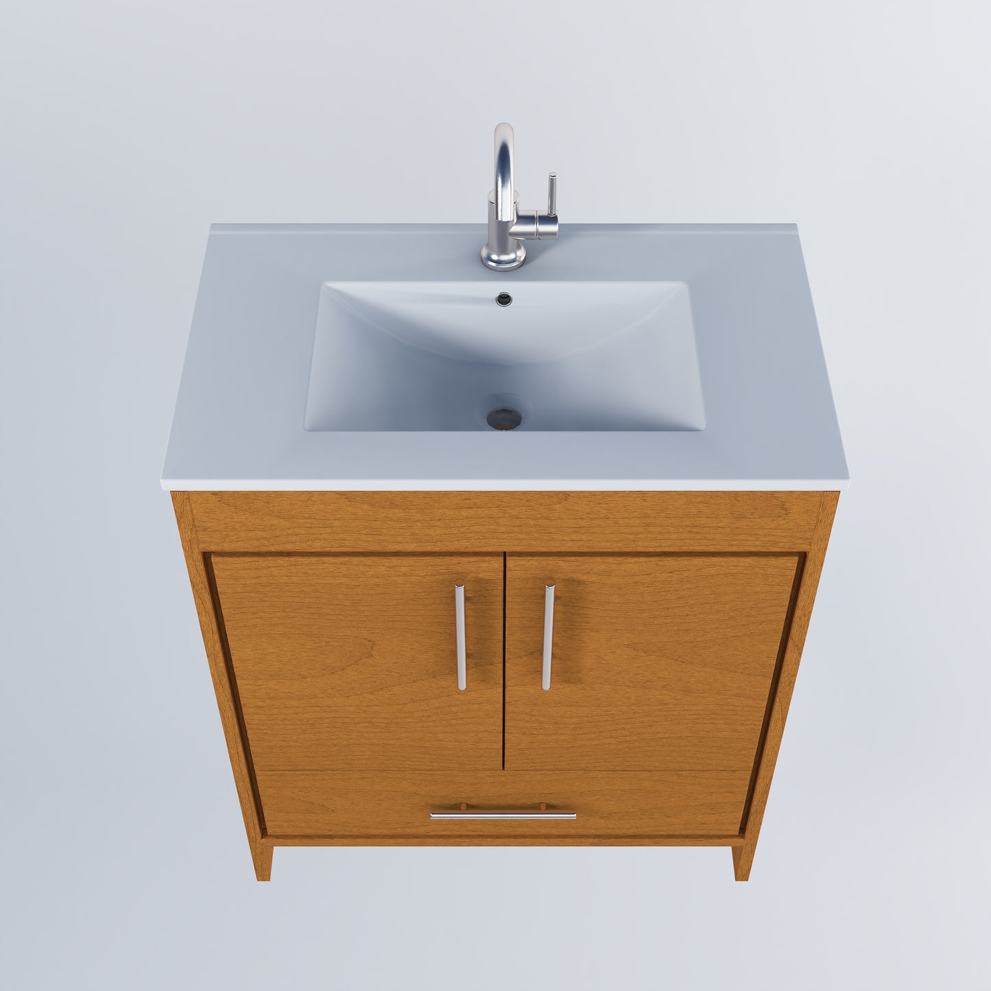 Pacific 32" Bathroom Vanity with Ceramic integrated counter top