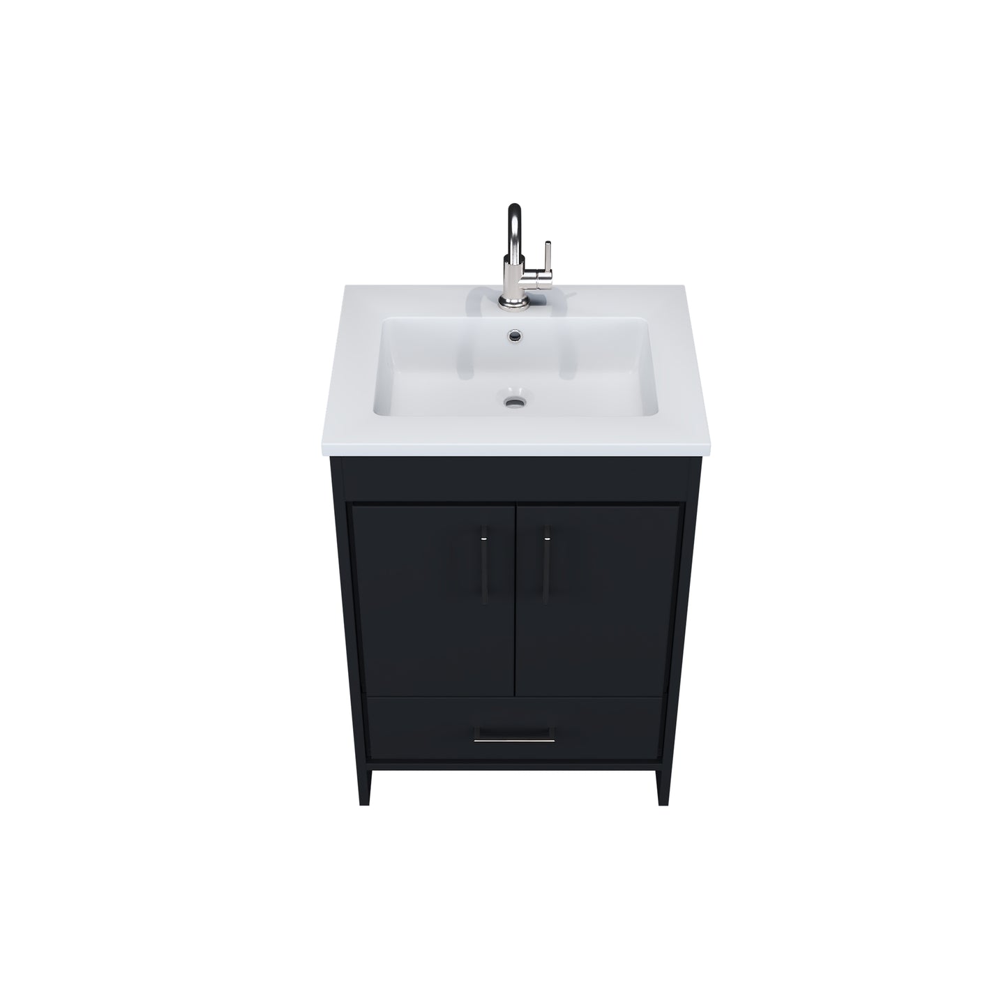 Rio 24" Bathroom Vanity with Acrylic integrated counter top