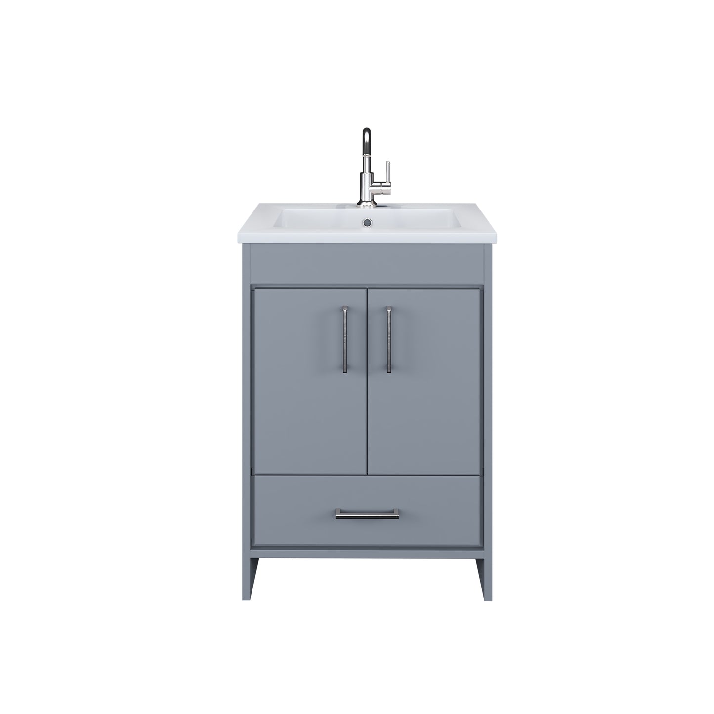 Rio 24" Bathroom Vanity with Acrylic integrated counter top