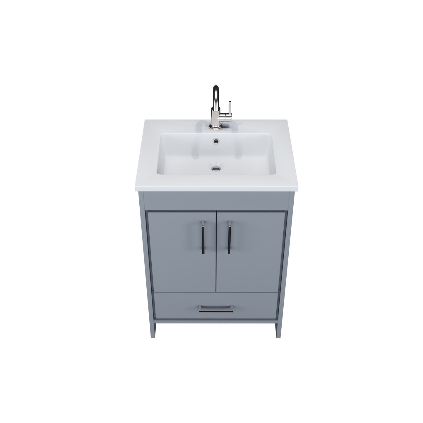 Rio 24" Bathroom Vanity with Acrylic integrated counter top