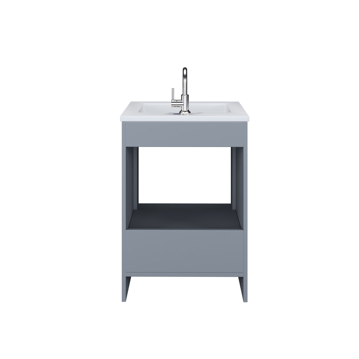 Rio 24" Bathroom Vanity with Acrylic integrated counter top