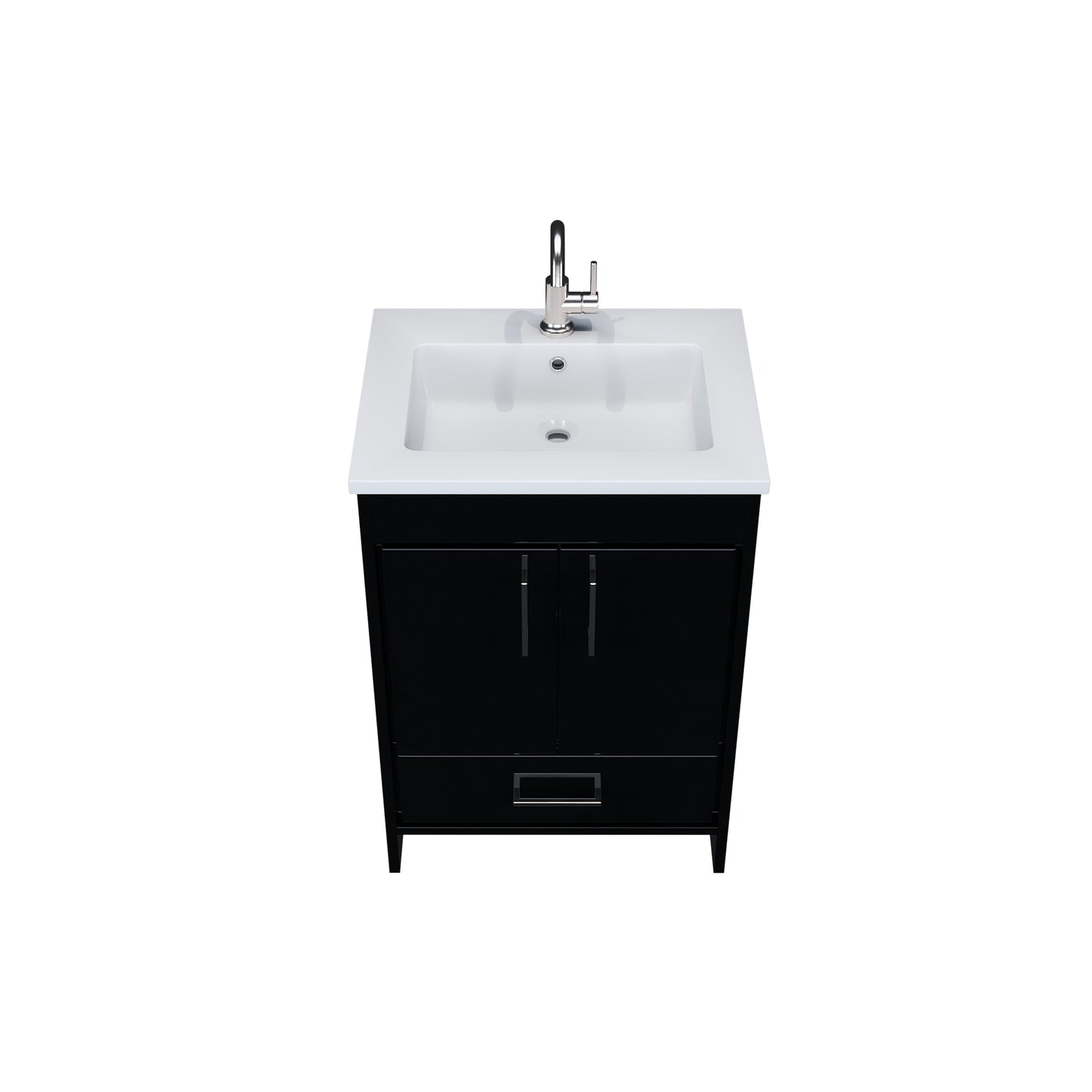 Rio 24" Bathroom Vanity with Acrylic integrated counter top