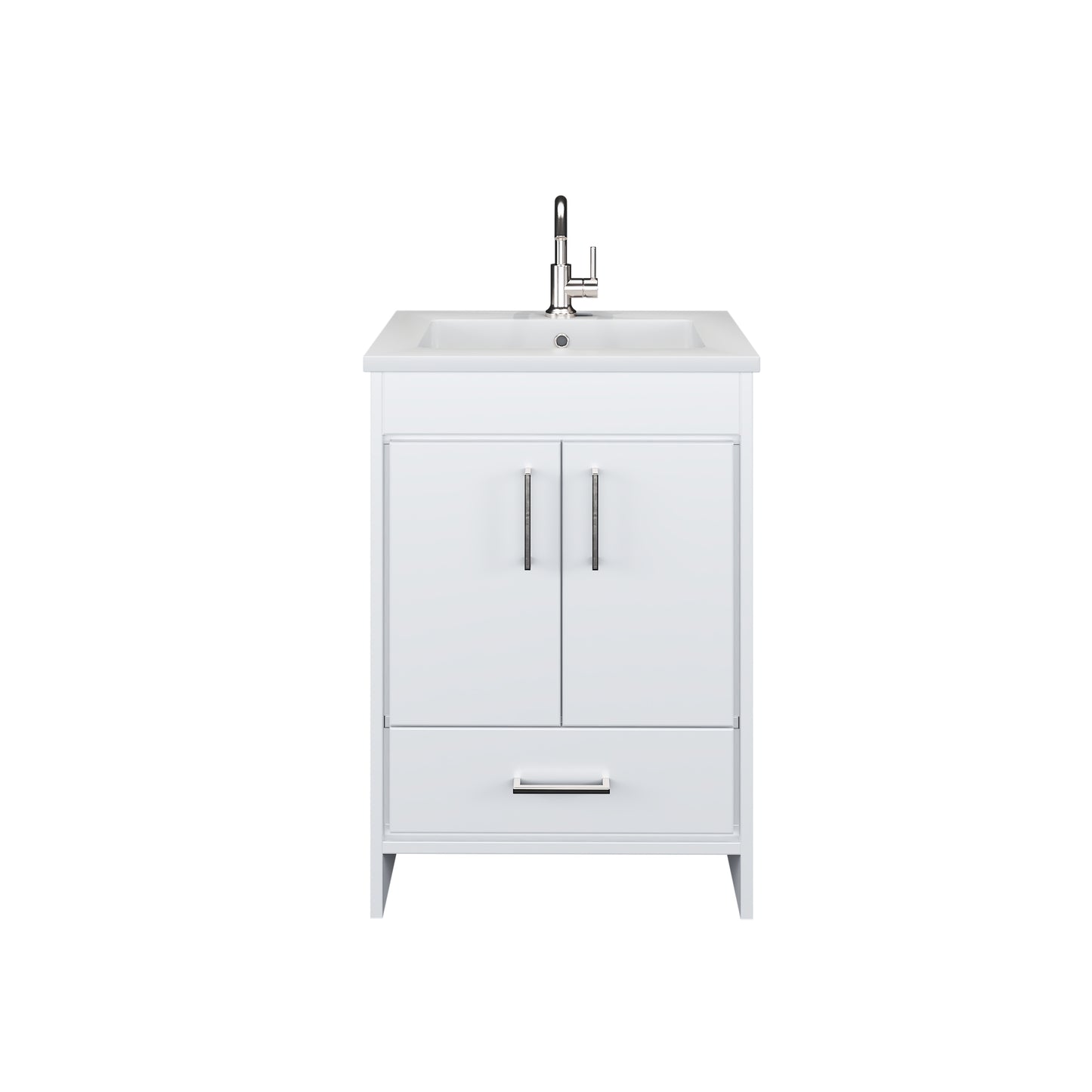 Rio 24" Bathroom Vanity with Acrylic integrated counter top