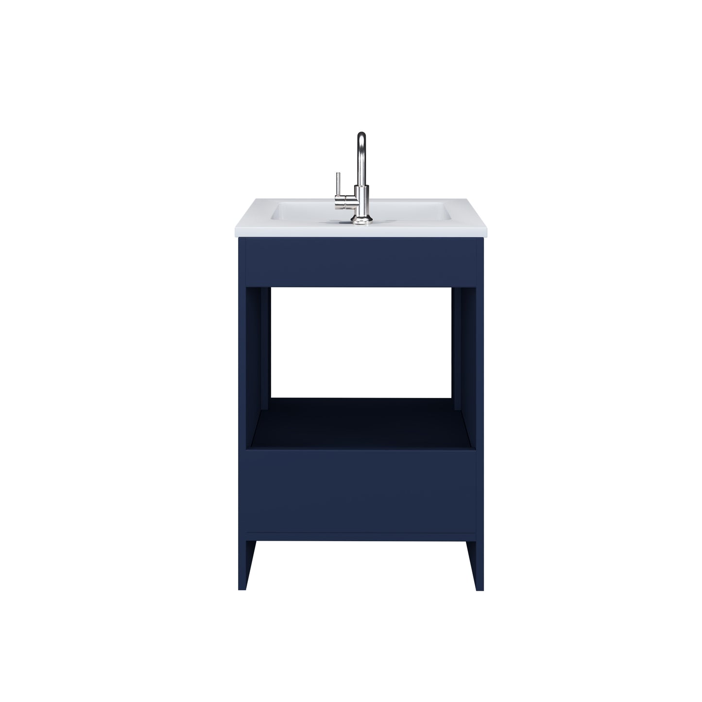 Rio 24" Bathroom Vanity with Acrylic integrated counter top