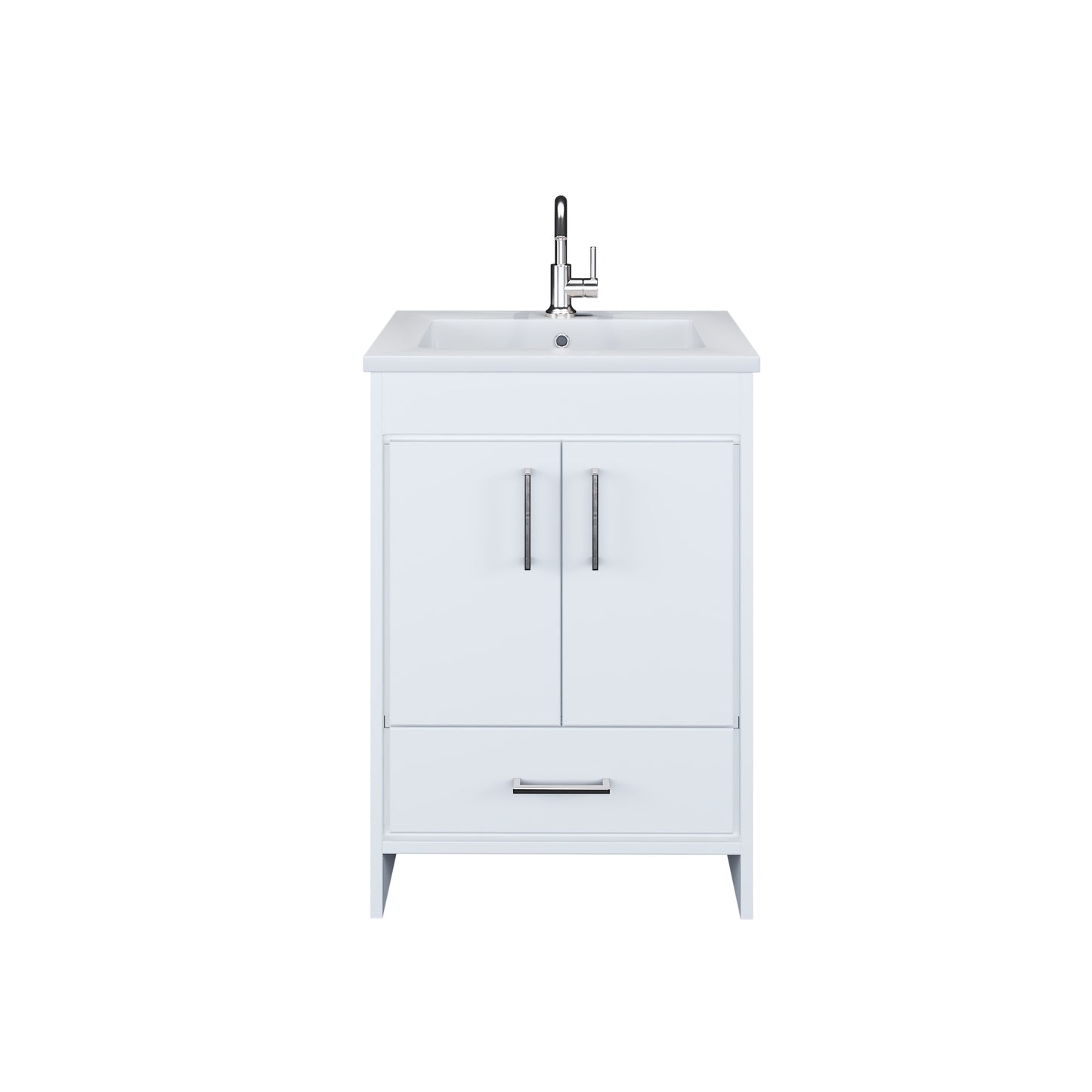 Rio 24" Bathroom Vanity with Acrylic integrated counter top