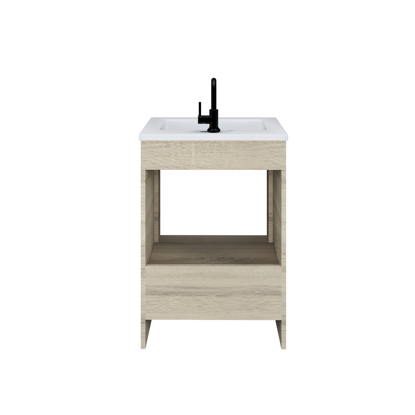 Rio 24" Bathroom Vanity with Acrylic integrated counter top