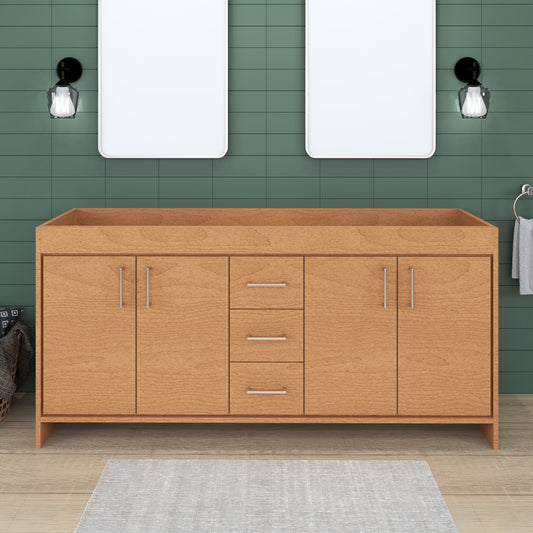 Rio 72" Double Sink Bathroom Vanity Cabinet Only