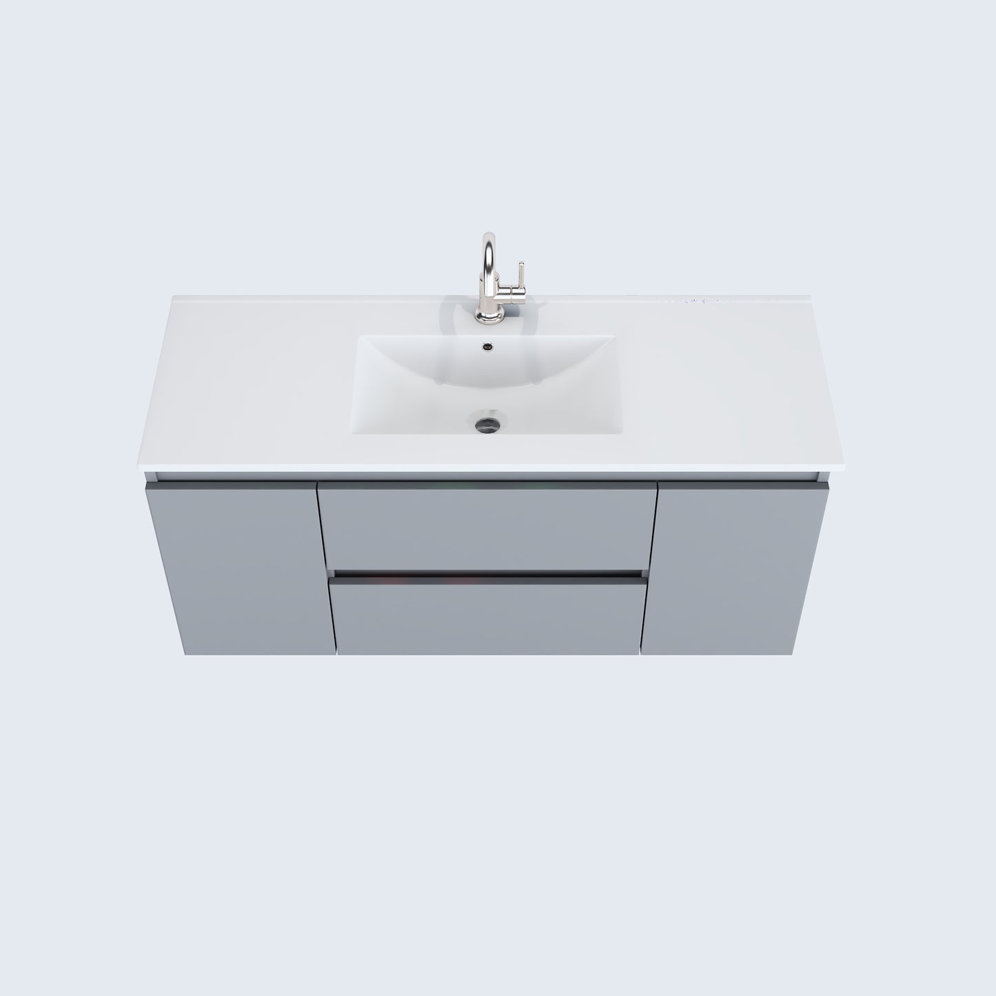 Salt 48" Bathroom Vanity with integrated counter top