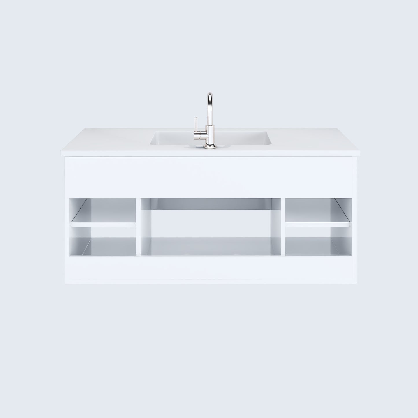 Salt 48" Bathroom Vanity with integrated counter top