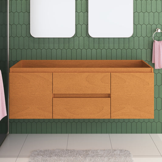 Salt 60" Double Sink Bathroom Vanity Cabinet Only