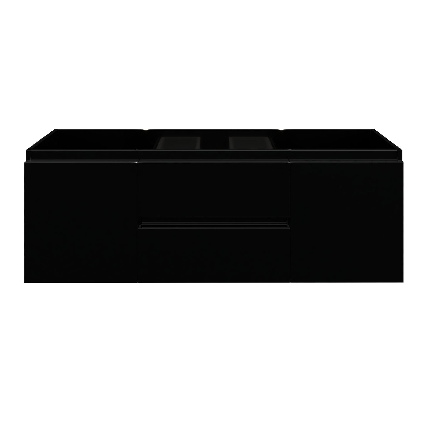 Salt 60" Double Sink Bathroom Vanity Cabinet Only