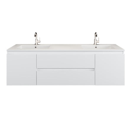 Salt 72" Double Sink Bathroom Vanity with integrated counter top