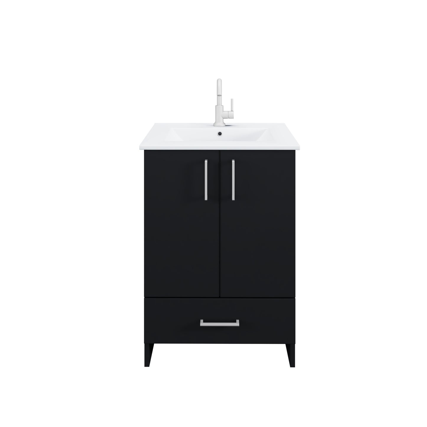 Zuma 24" Bathroom Vanity with integrated counter top