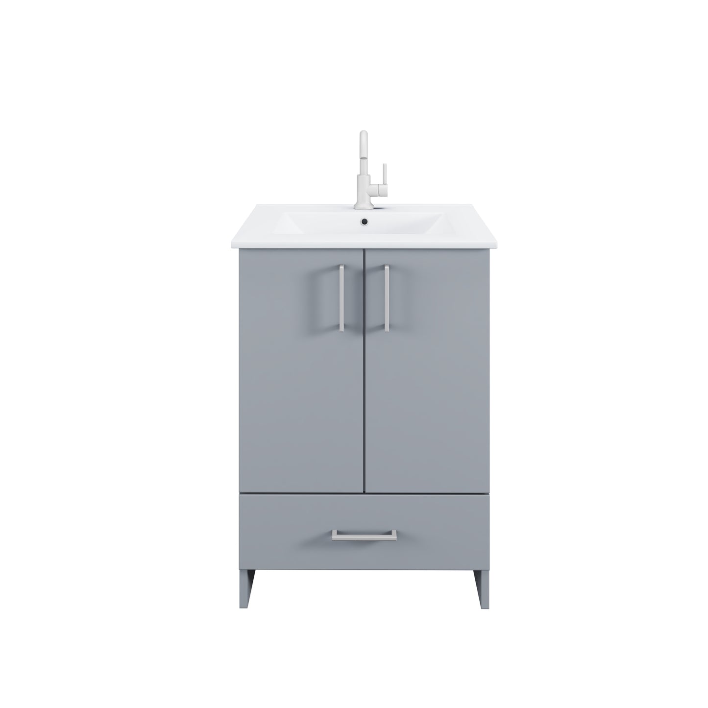 Zuma 24" Bathroom Vanity with integrated counter top