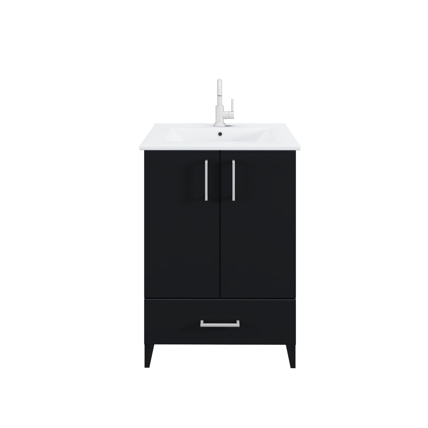 Zuma 24" Bathroom Vanity with integrated counter top