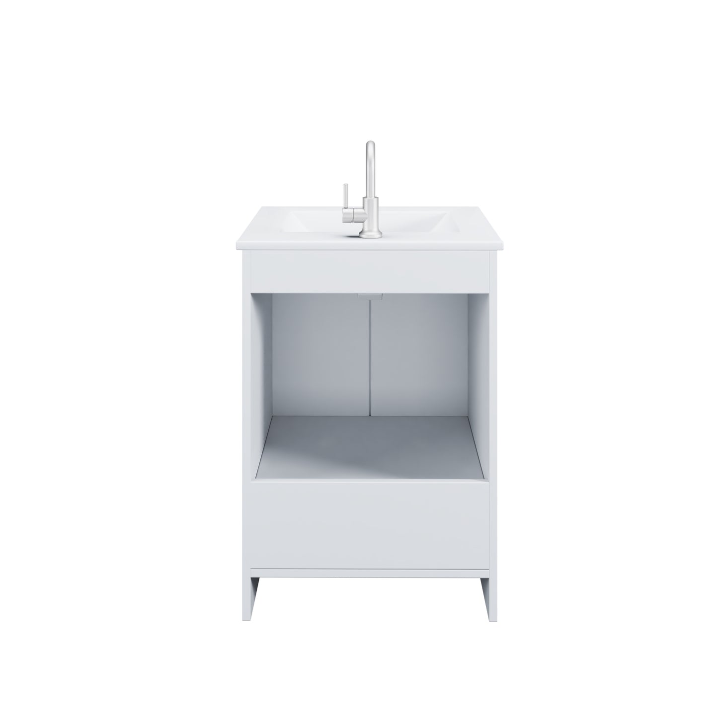 Zuma 24" Bathroom Vanity with integrated counter top