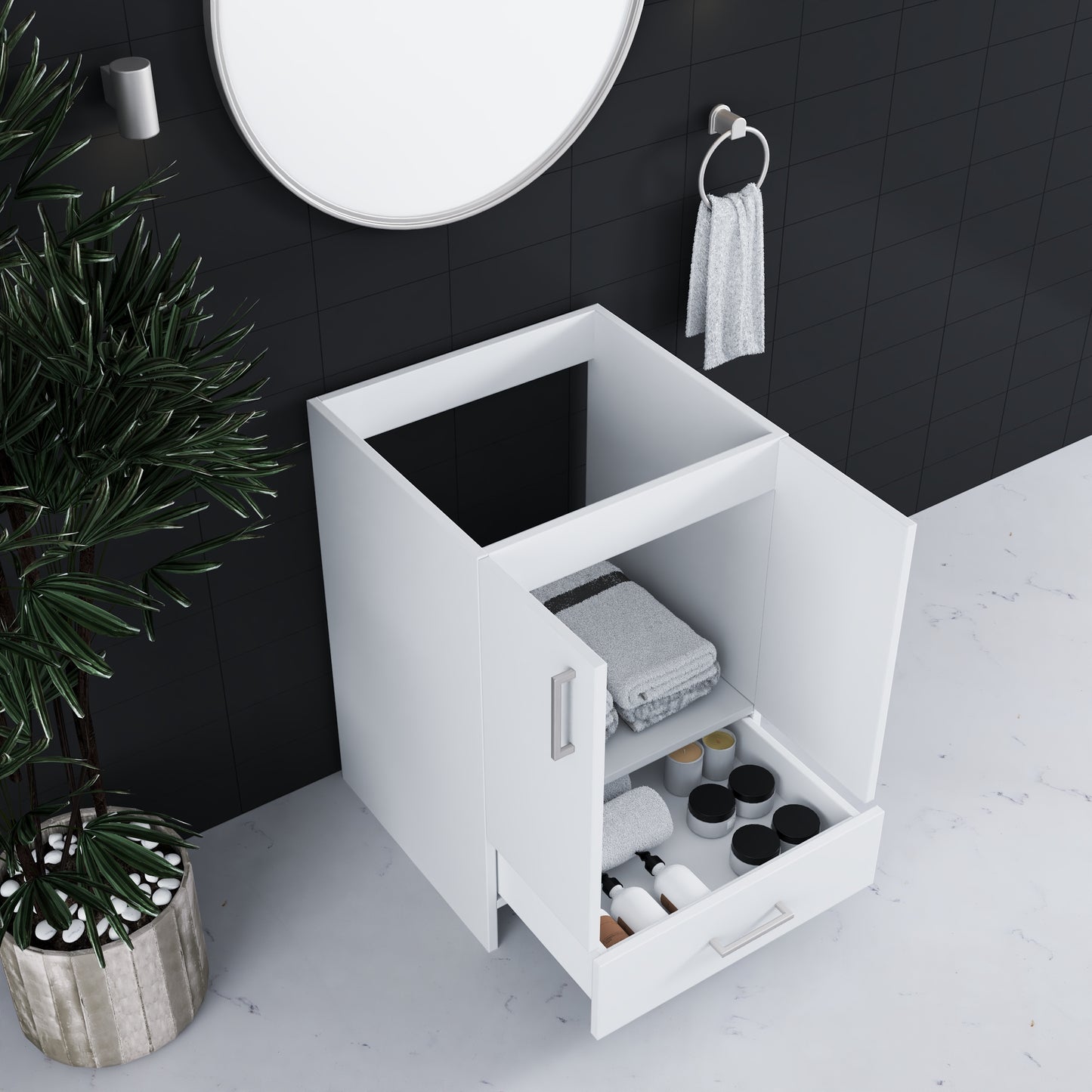 Zuma 24" Bathroom Vanity Cabinet Only