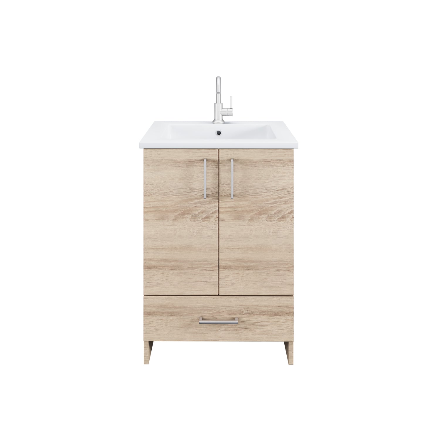 Zuma 24" Bathroom Vanity with integrated counter top