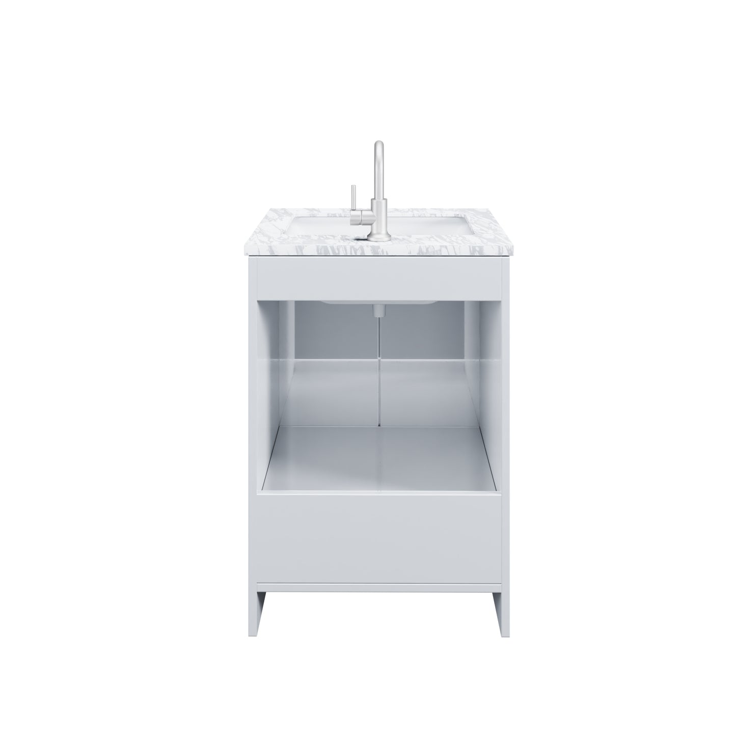 Zuma 24" Bathroom Vanity with integrated counter top