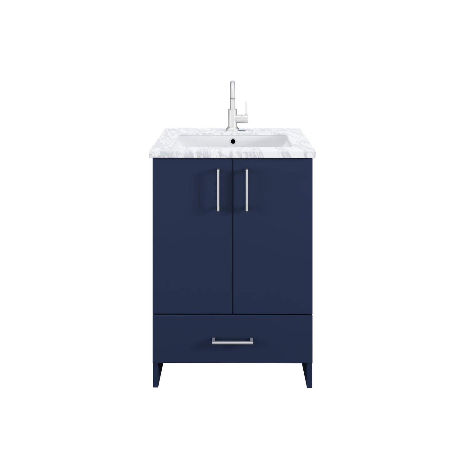 Zuma 24" Bathroom Vanity with integrated counter top