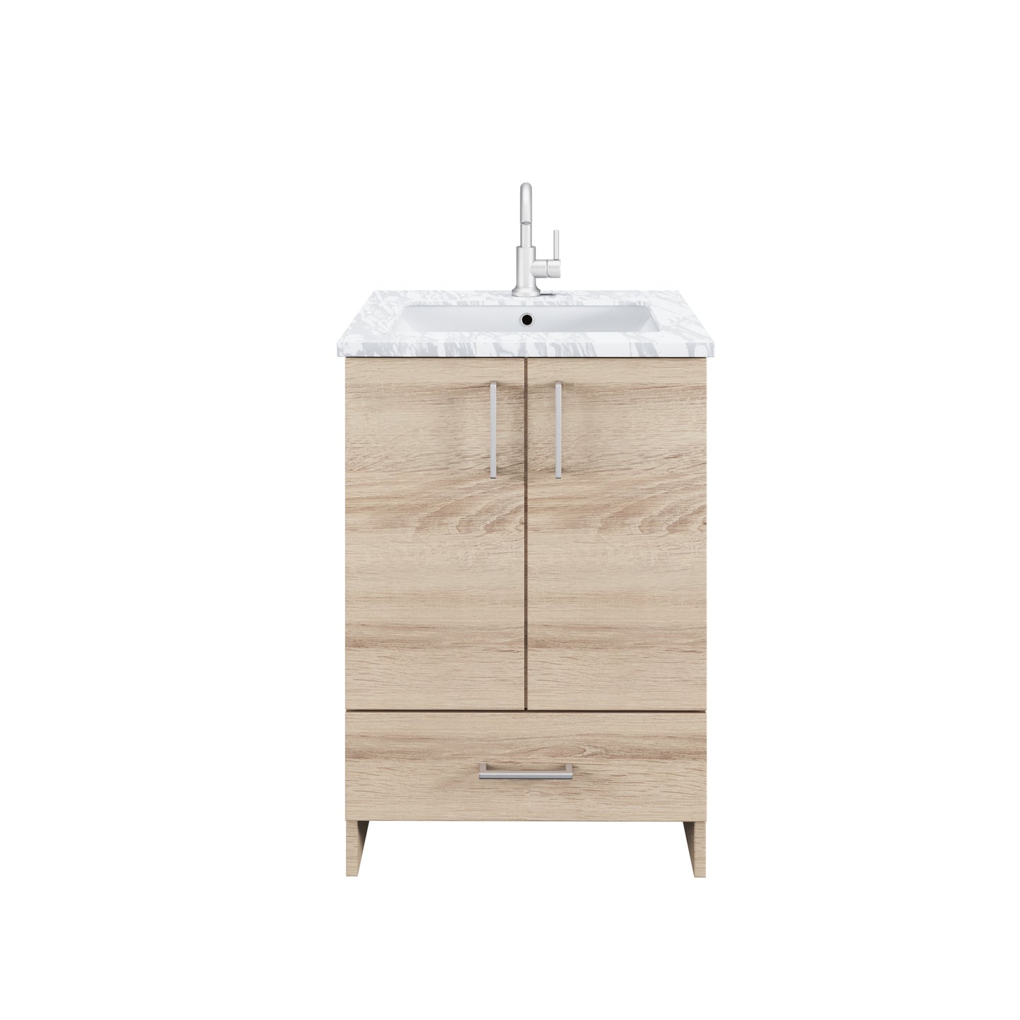 Zuma 24" Bathroom Vanity with integrated counter top