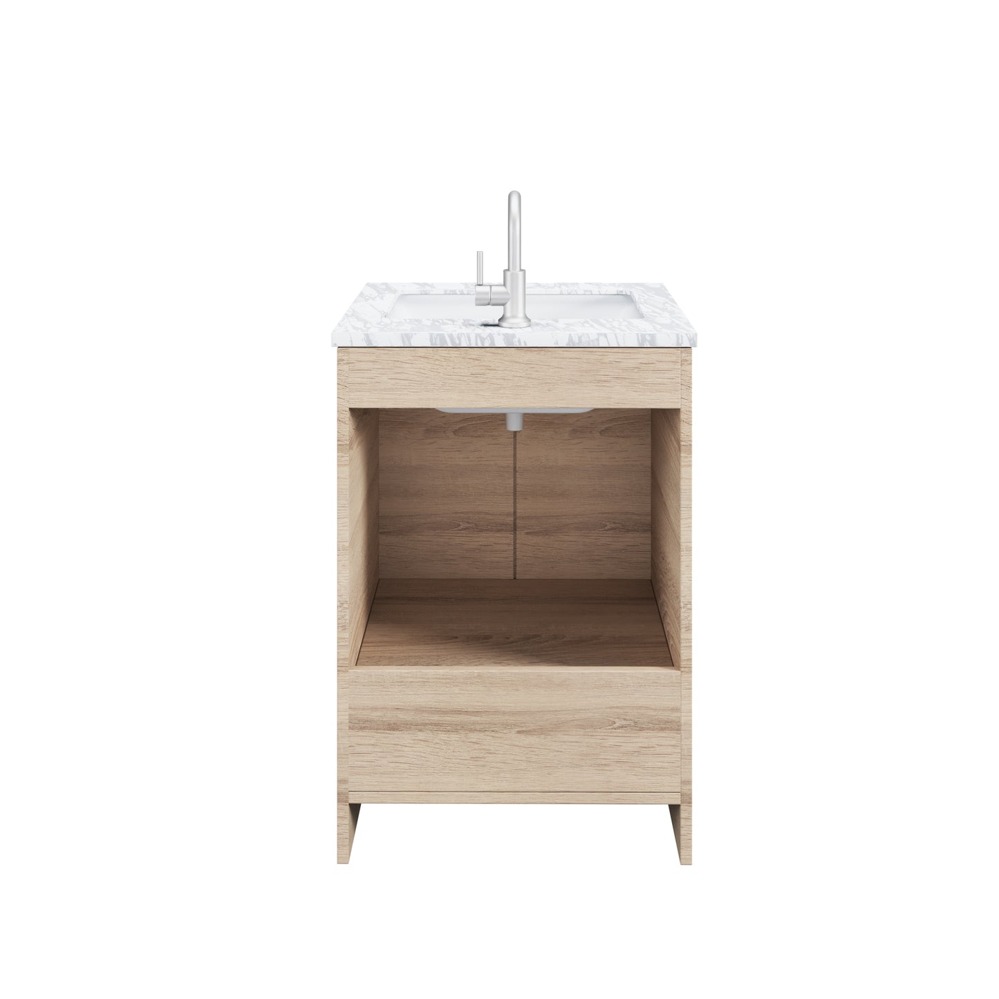 Zuma 24" Bathroom Vanity with integrated counter top