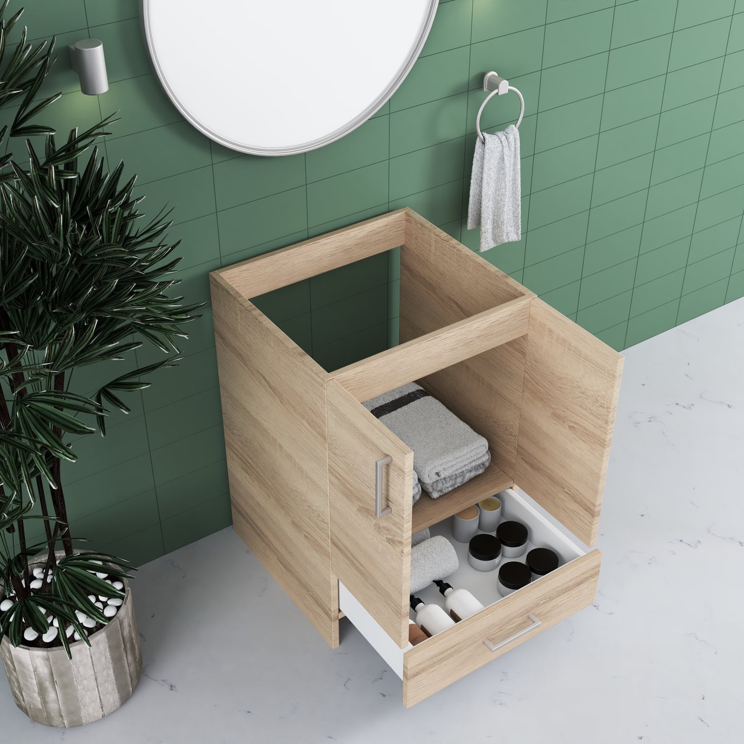 Zuma 24" Bathroom Vanity Cabinet Only