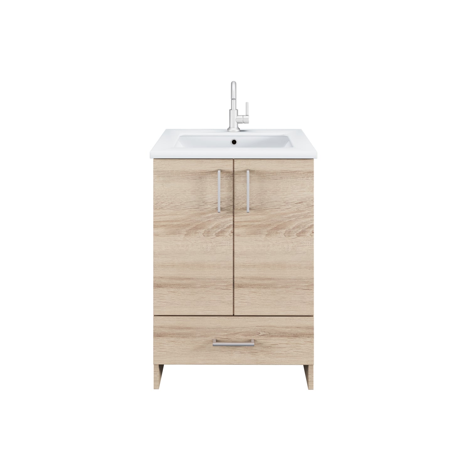 Zuma 24" Bathroom Vanity with integrated counter top
