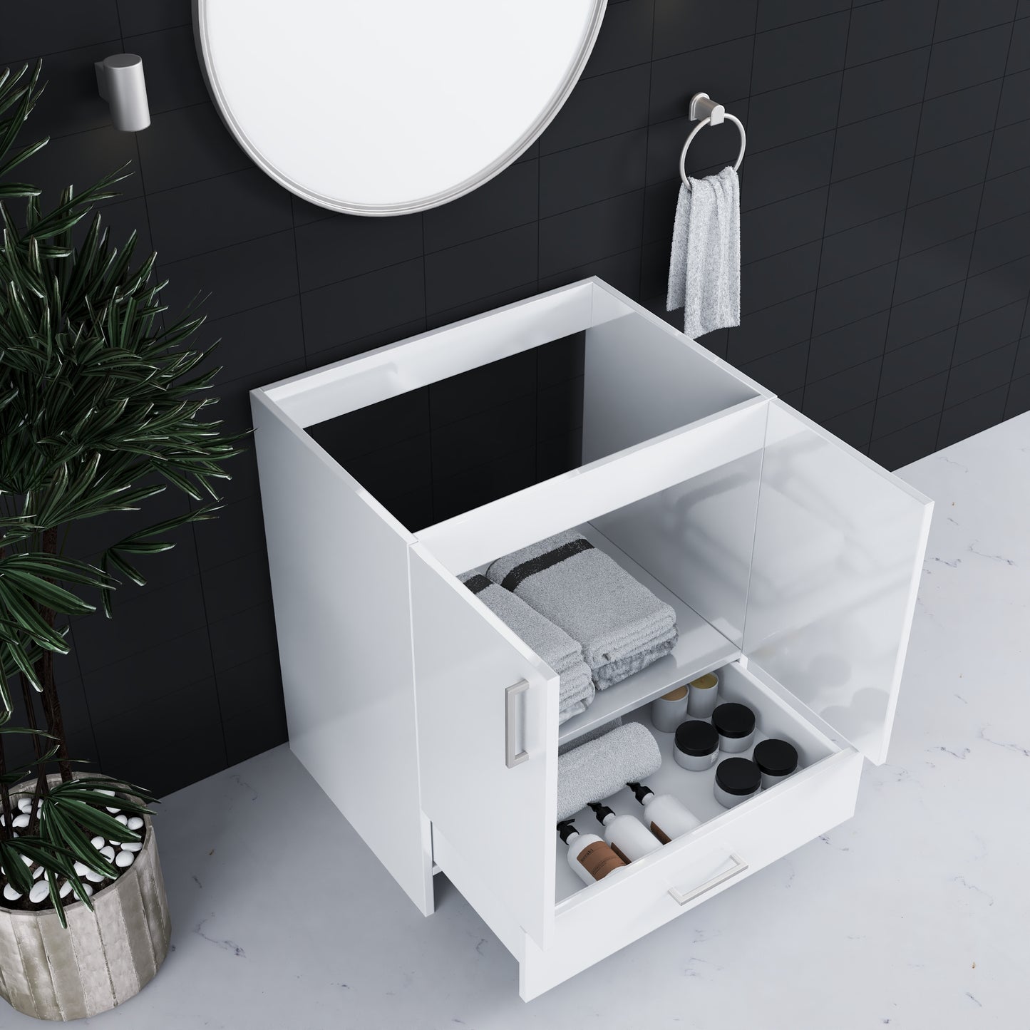 Zuma 30" Bathroom Vanity Cabinet Only