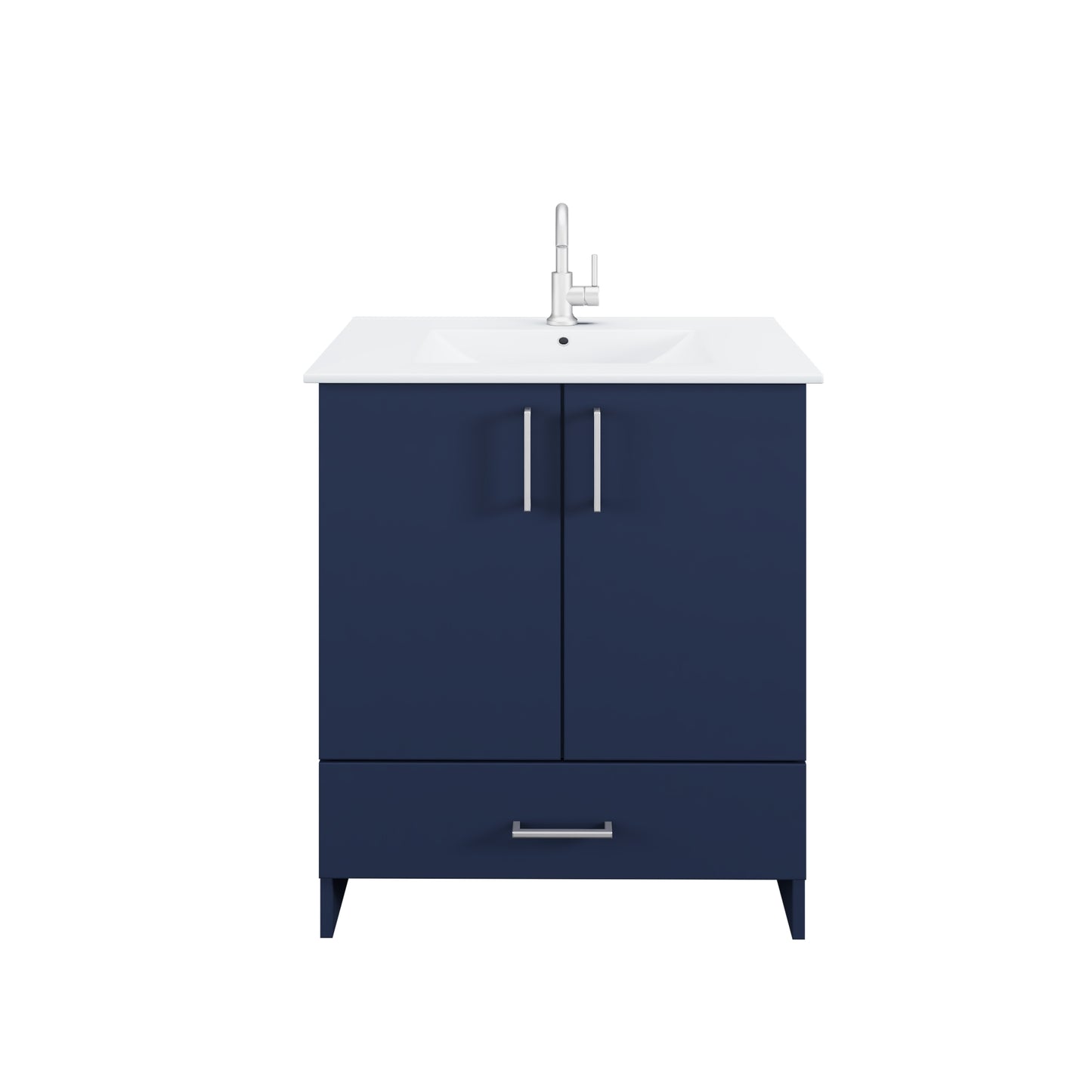 Zuma 30" Bathroom Vanity with integrated counter top