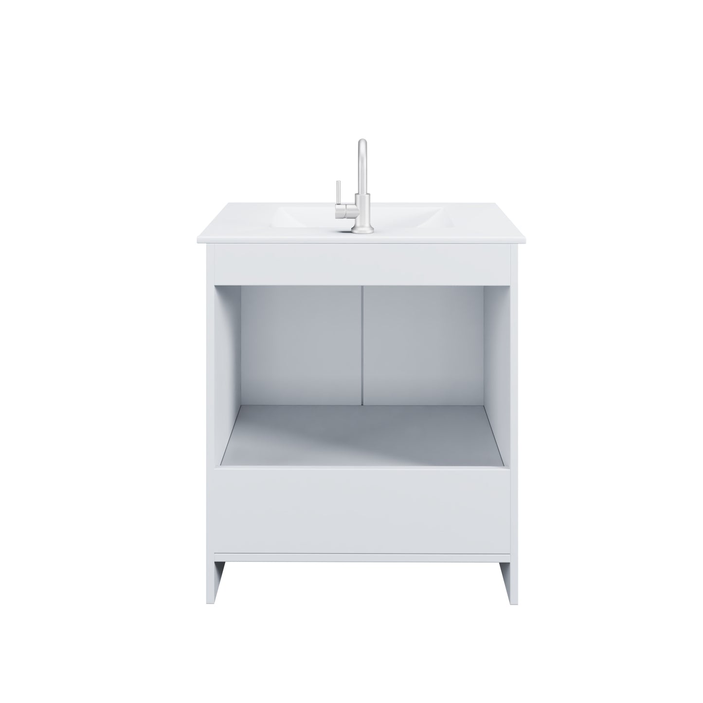 Zuma 30" Bathroom Vanity with integrated counter top