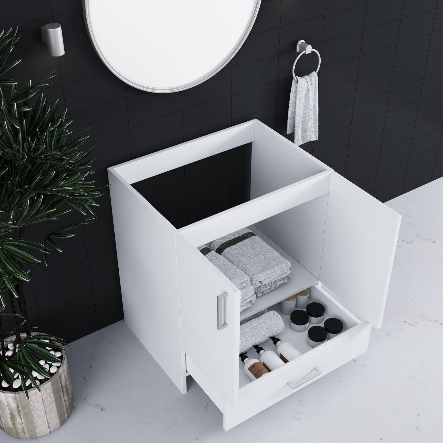 Zuma 30" Bathroom Vanity Cabinet Only