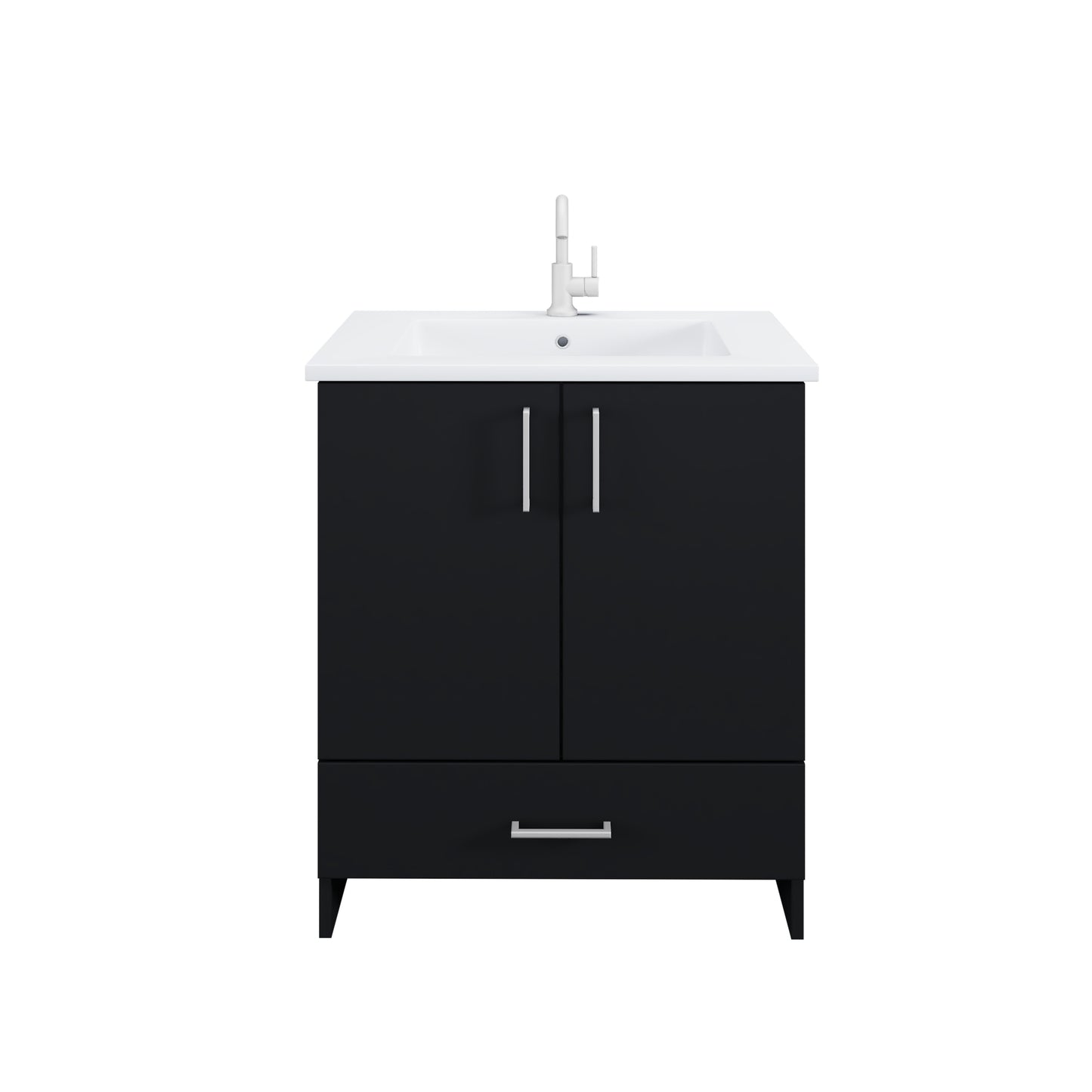 Zuma 30" Bathroom Vanity with integrated counter top