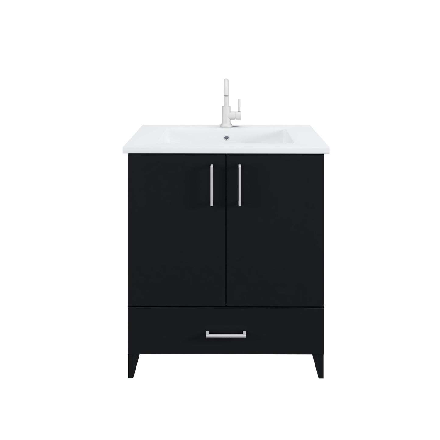Zuma 30" Bathroom Vanity with integrated counter top
