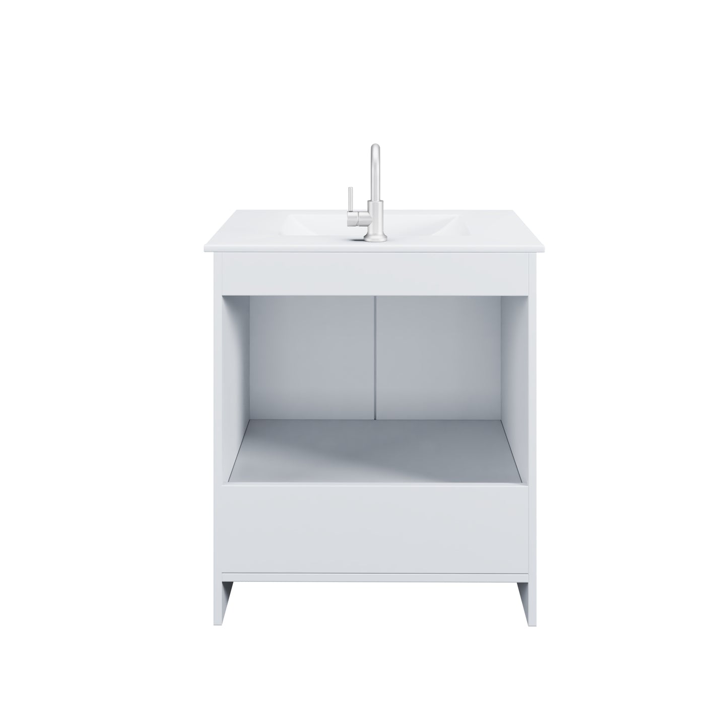 Zuma 30" Bathroom Vanity with integrated counter top