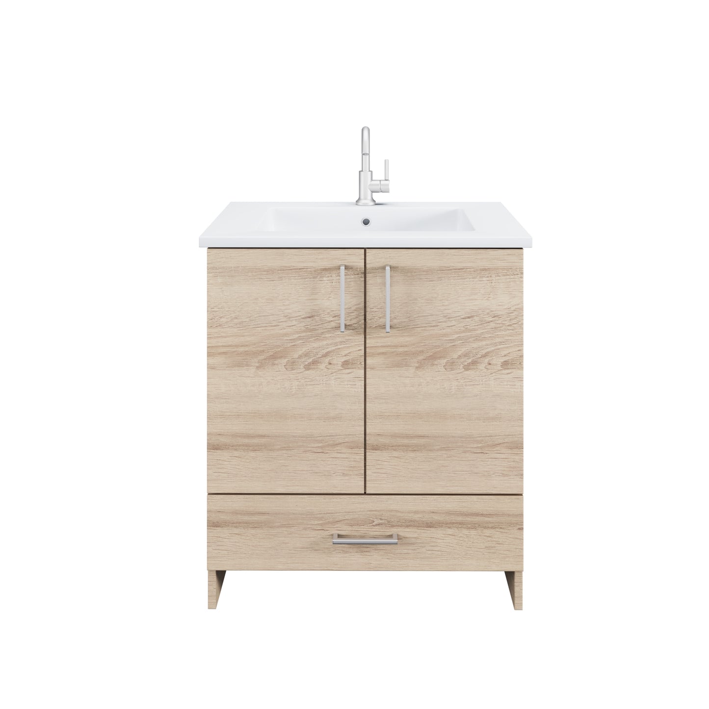 Zuma 30" Bathroom Vanity with integrated counter top