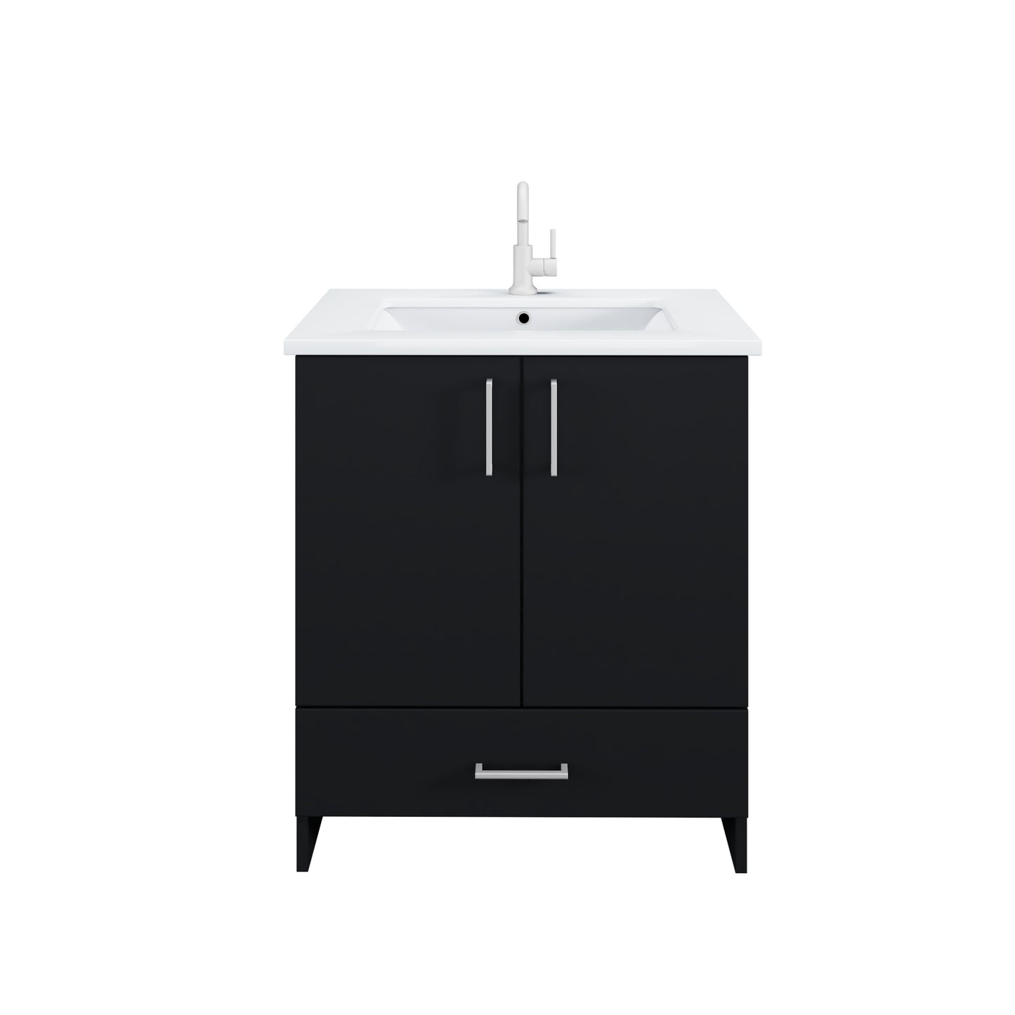 Zuma 30" Bathroom Vanity with integrated counter top