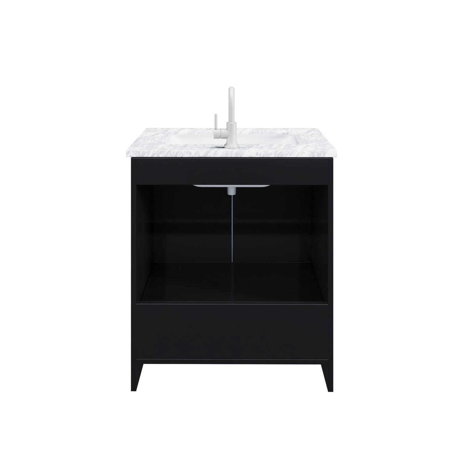 Zuma 30" Bathroom Vanity with integrated counter top