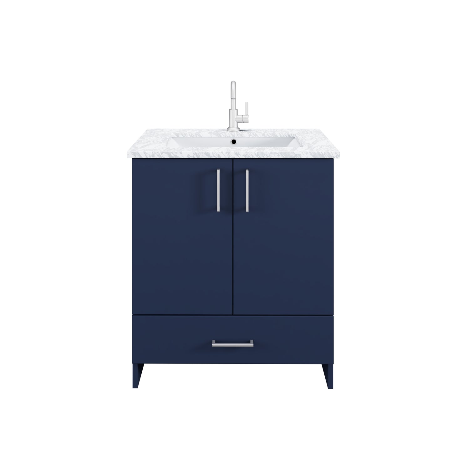 Zuma 30" Bathroom Vanity with integrated counter top