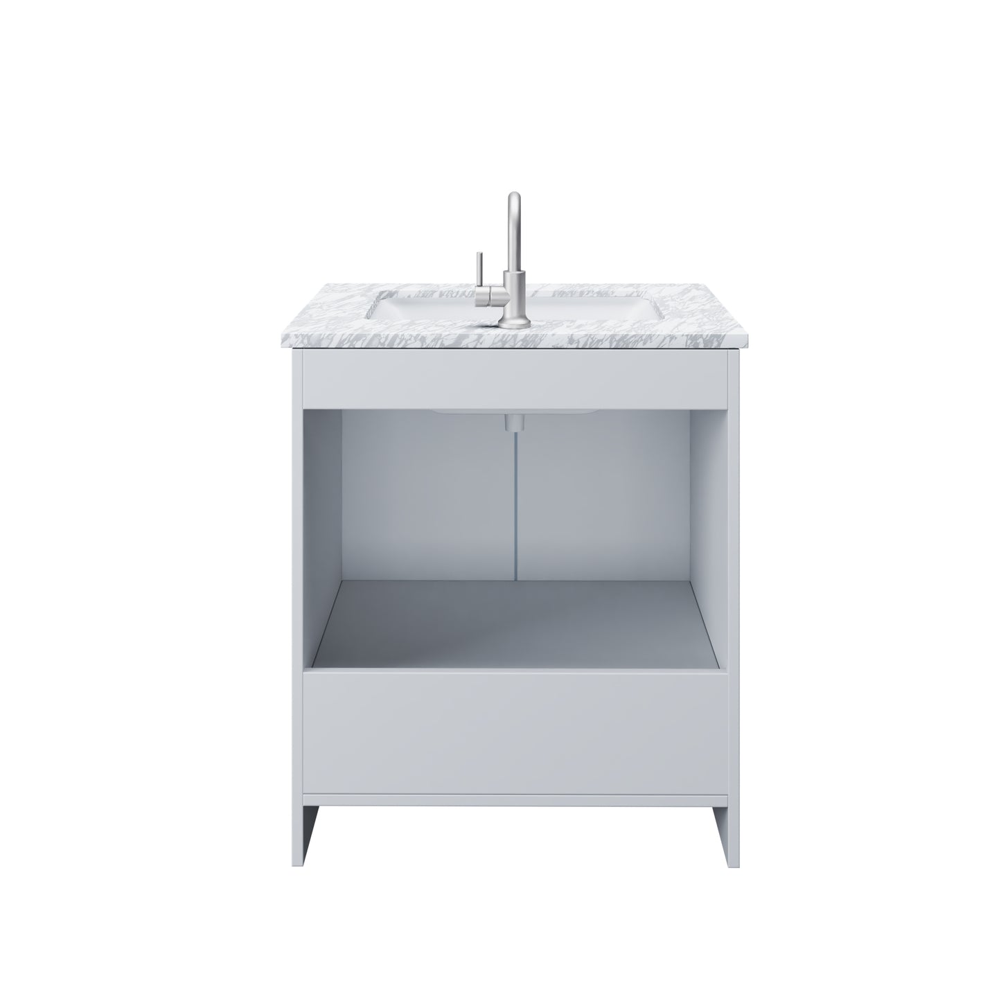 Zuma 30" Bathroom Vanity with integrated counter top