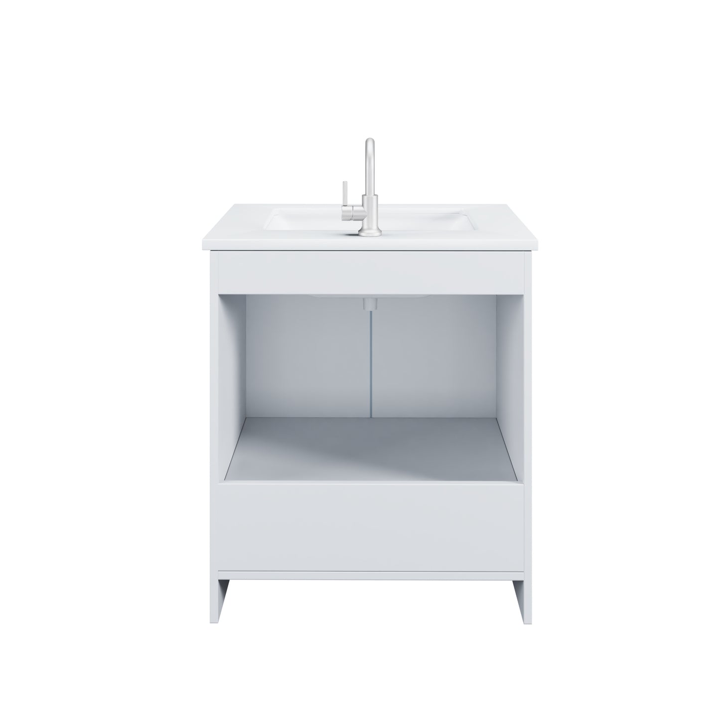 Zuma 30" Bathroom Vanity with integrated counter top