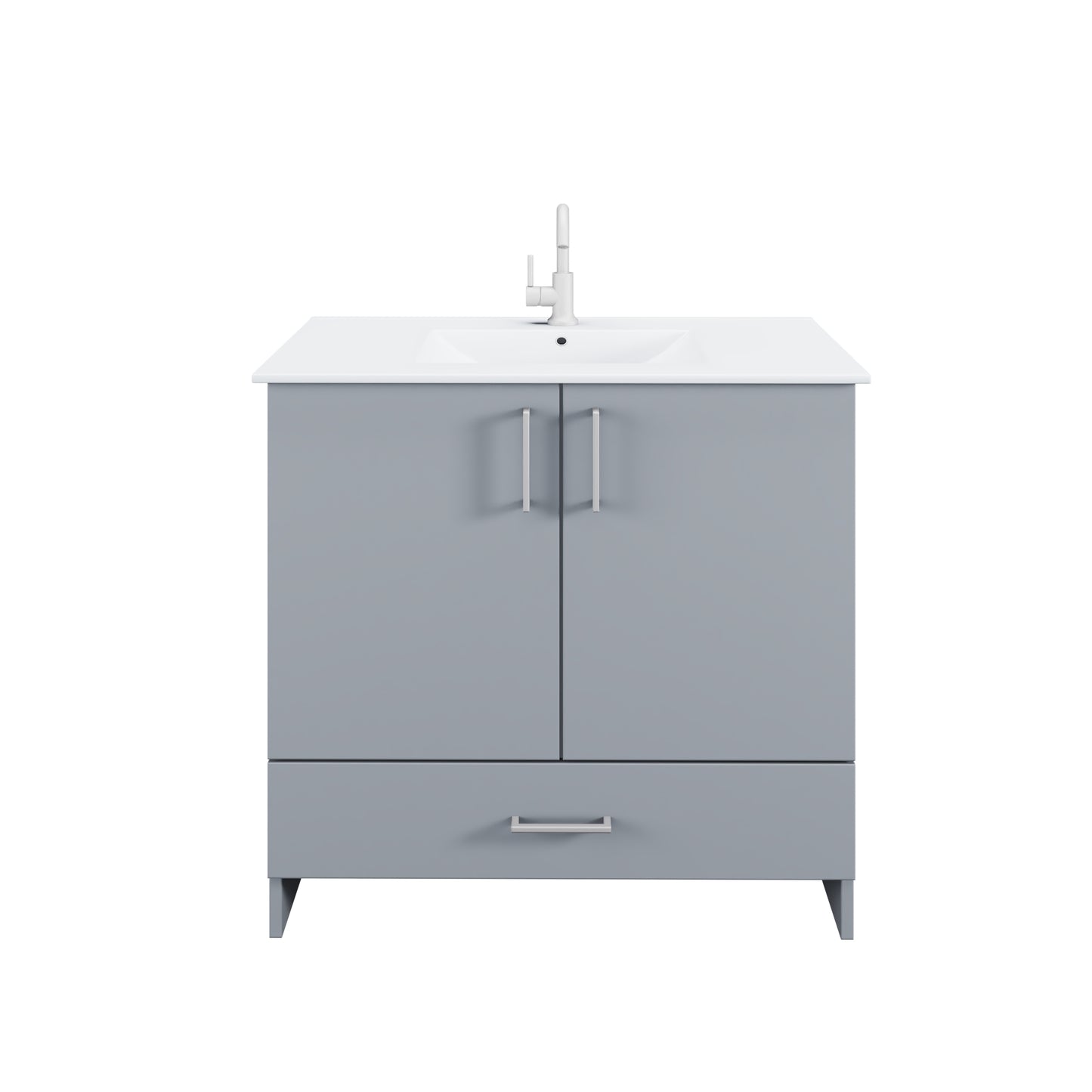 Zuma 36" Bathroom Vanity with integrated counter top