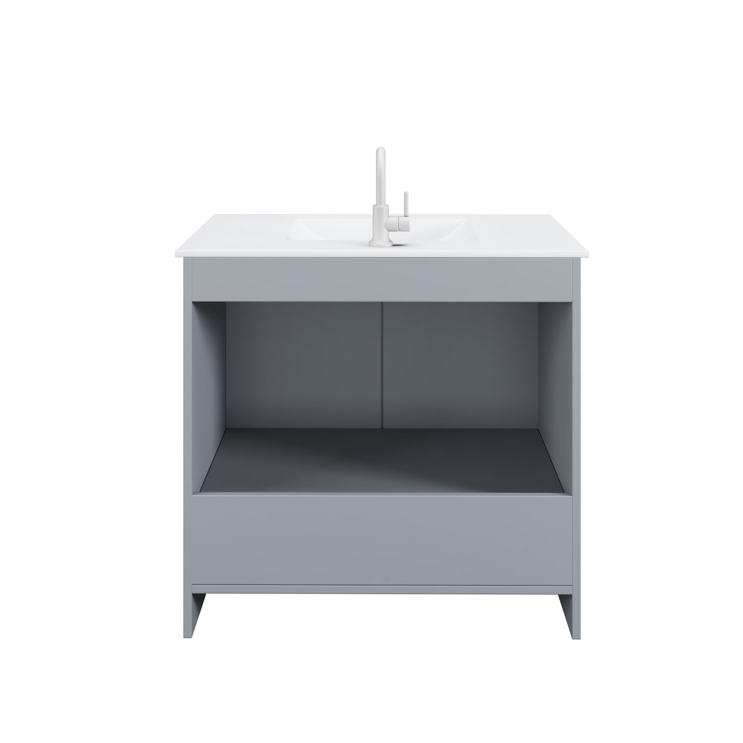 Zuma 36" Bathroom Vanity with integrated counter top