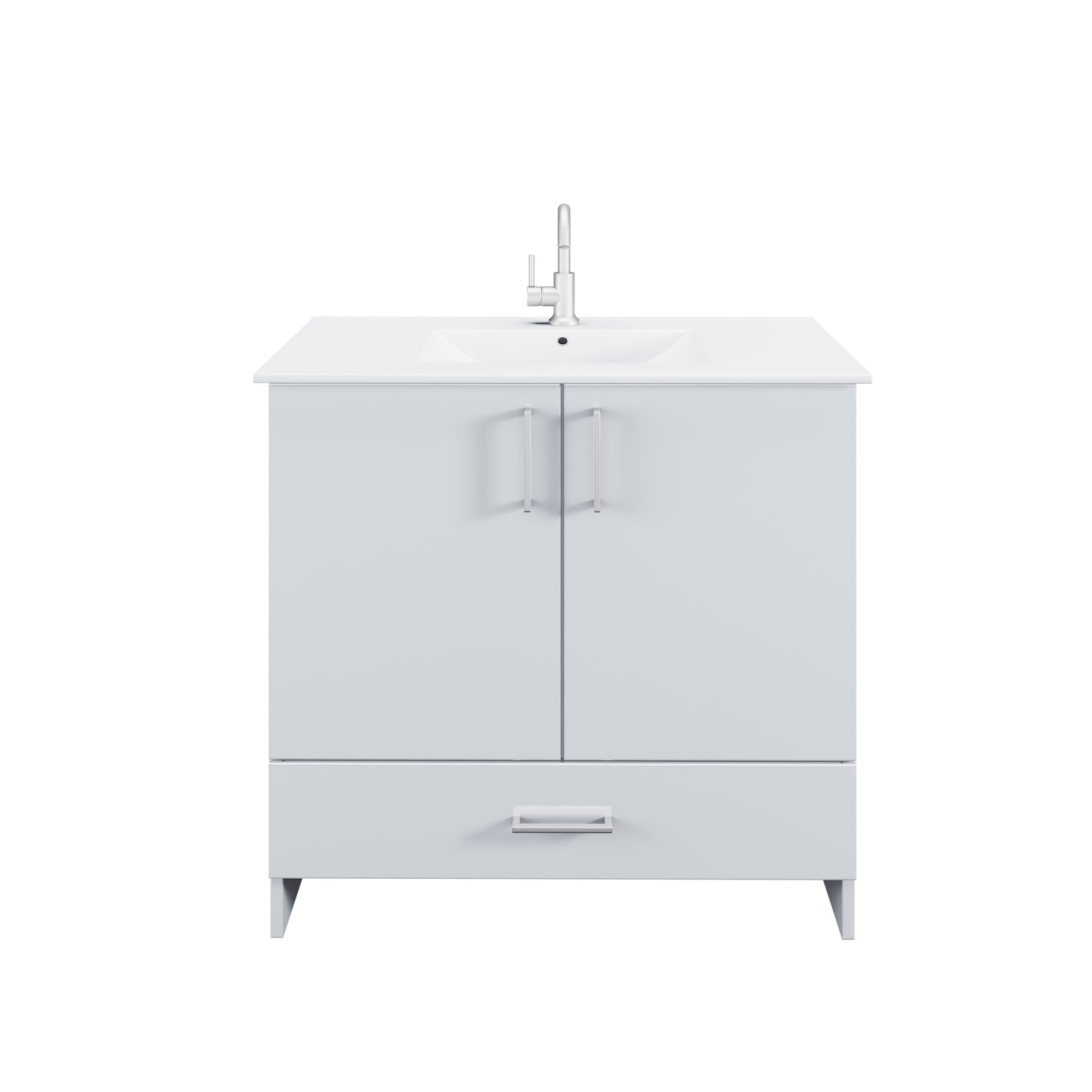 Zuma 36" Bathroom Vanity with integrated counter top