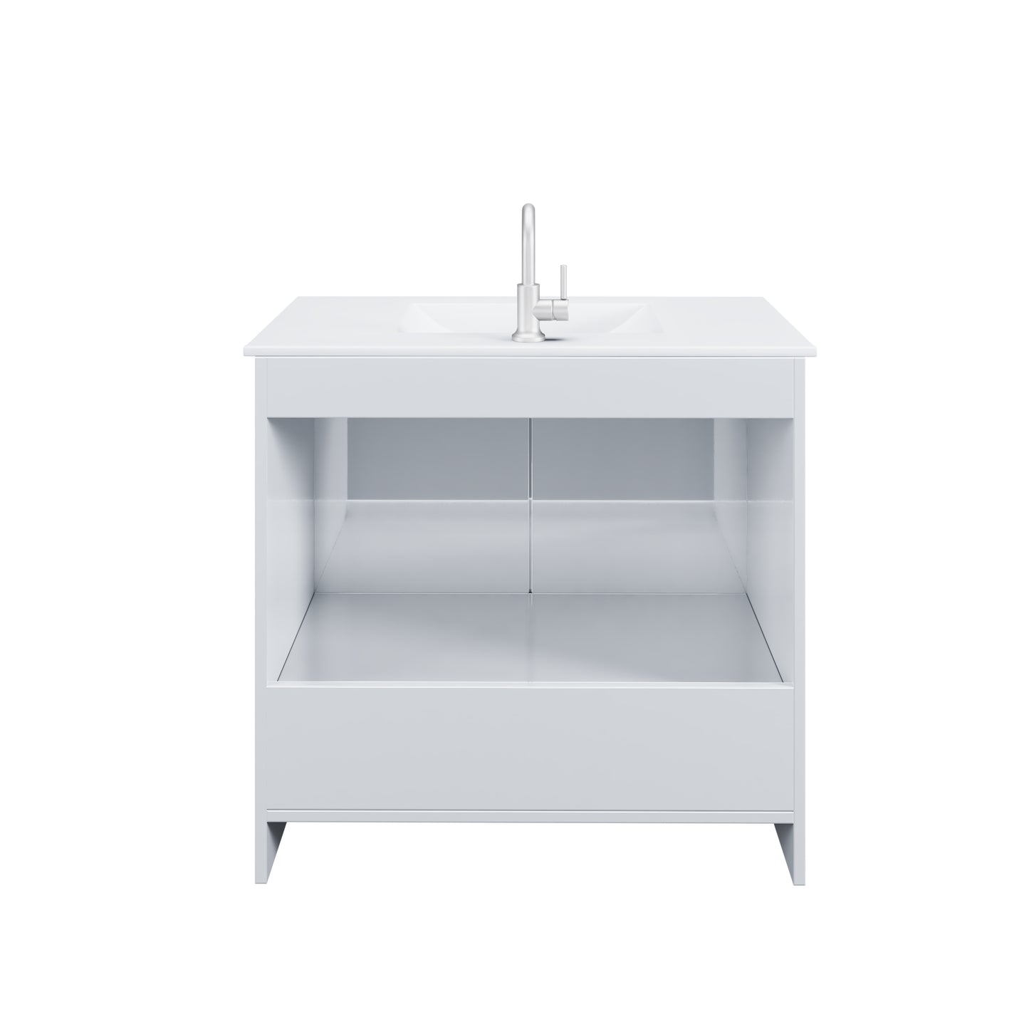 Zuma 36" Bathroom Vanity with integrated counter top