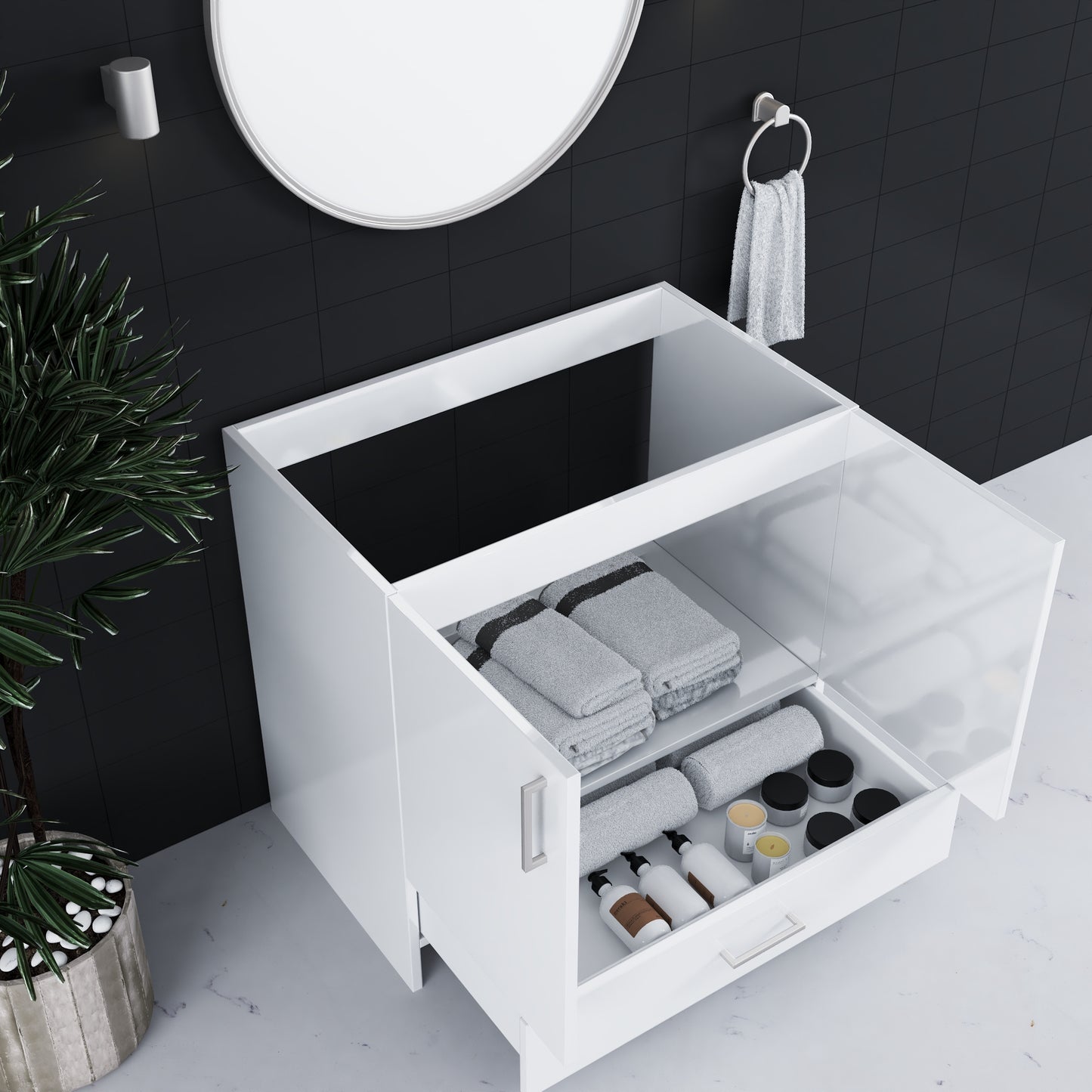 Zuma 36" Bathroom Vanity Cabinet Only