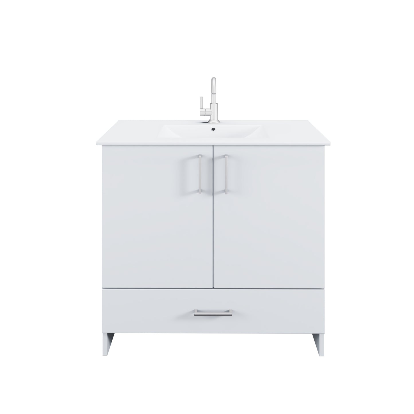 Zuma 36" Bathroom Vanity with integrated counter top