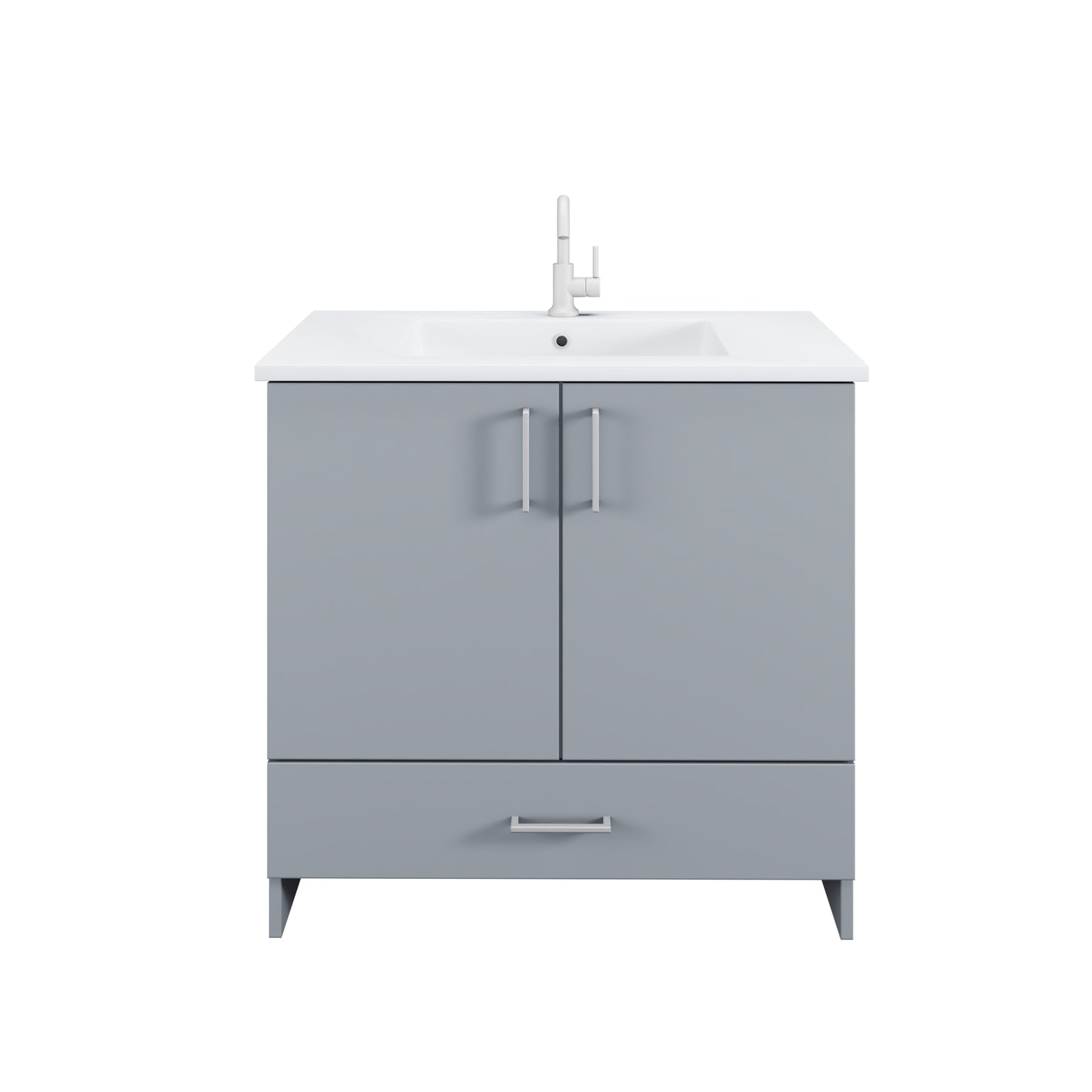 Zuma 36" Bathroom Vanity with integrated counter top